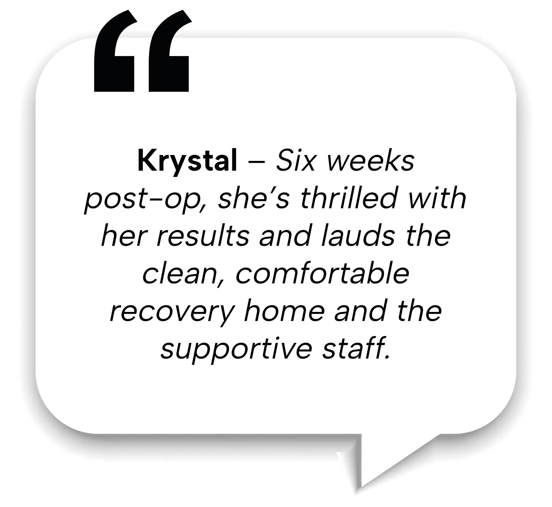 Krystal's review six weeks post-op from her tummy tuck in Mexico.