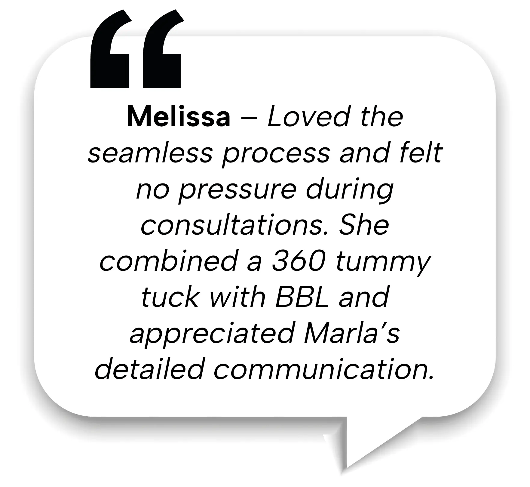 Melissa's review on the seamless process and types of abdominoplasty performed in Mexico.