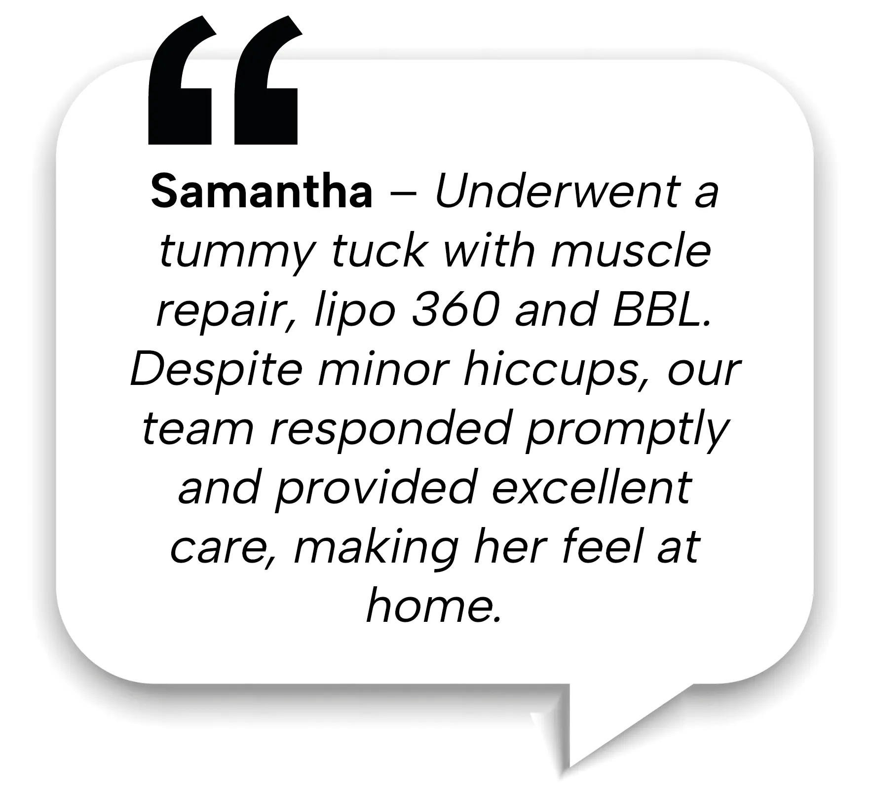 Samantha's story about undergoing a tummy tuck with muscle repair and lipo 360 in Tijuana.