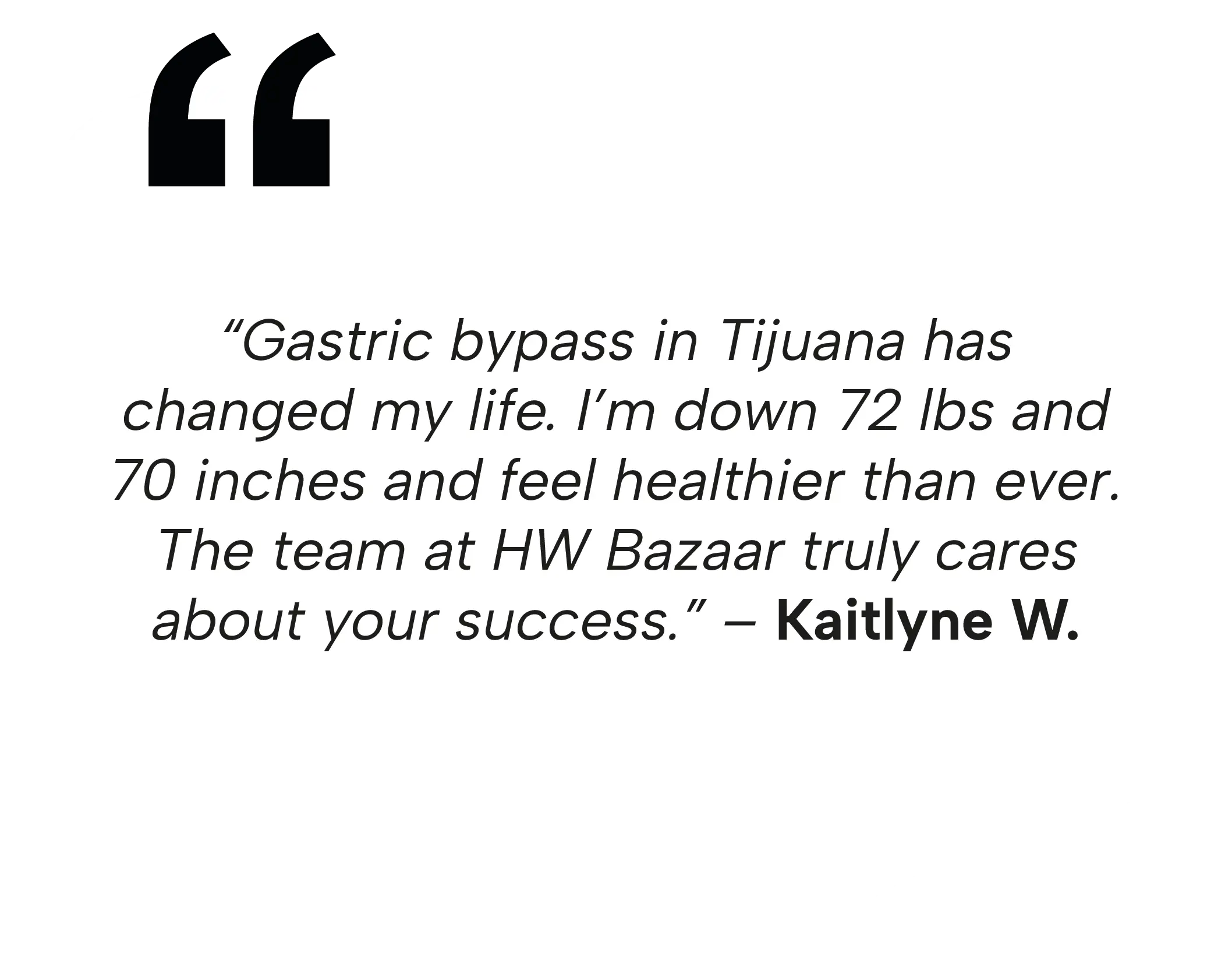gastric bypass tijuana success story kaitlyne