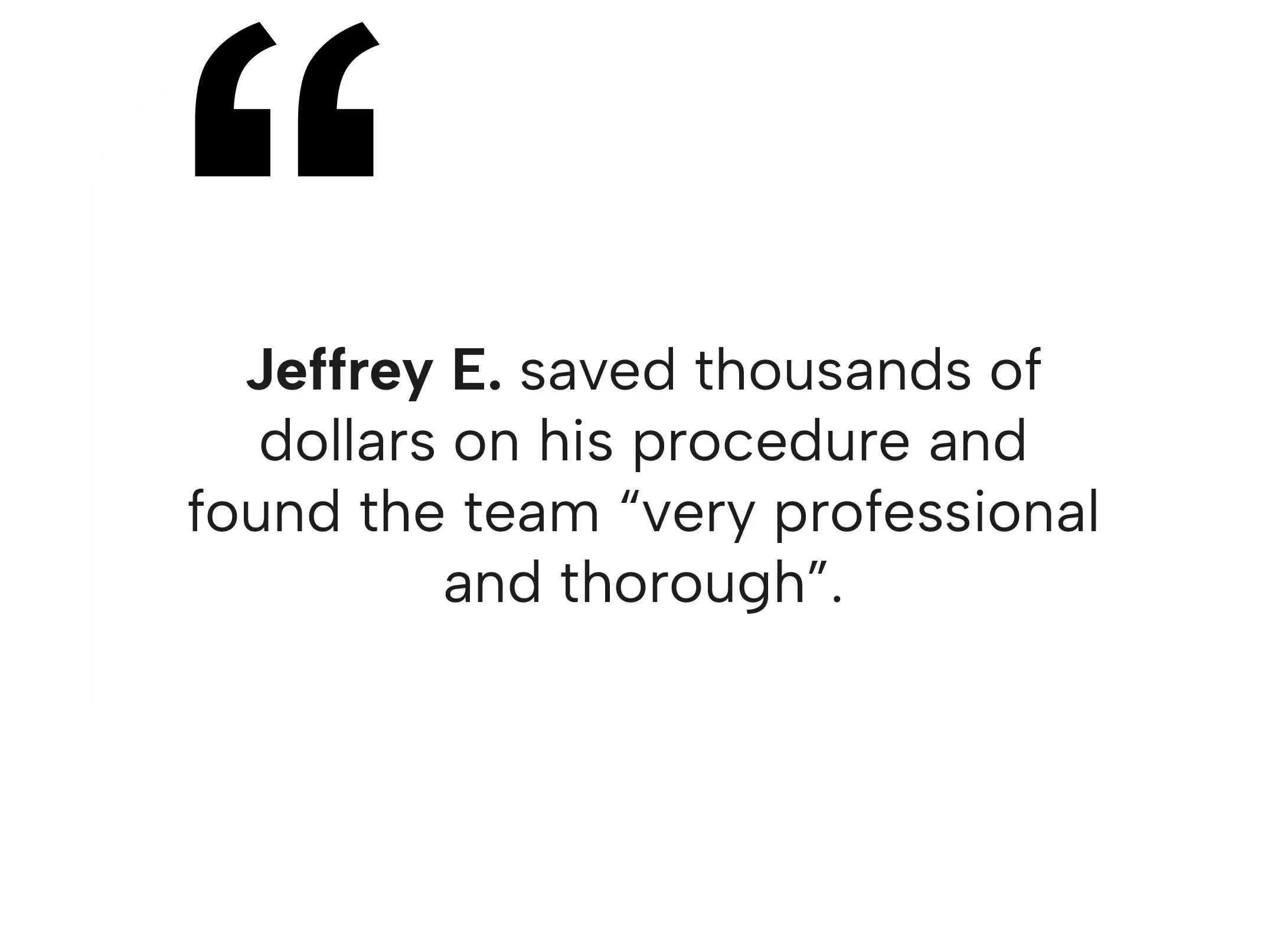 Jeffrey E. testimonial on saving thousands on his procedure in Tijuana.
