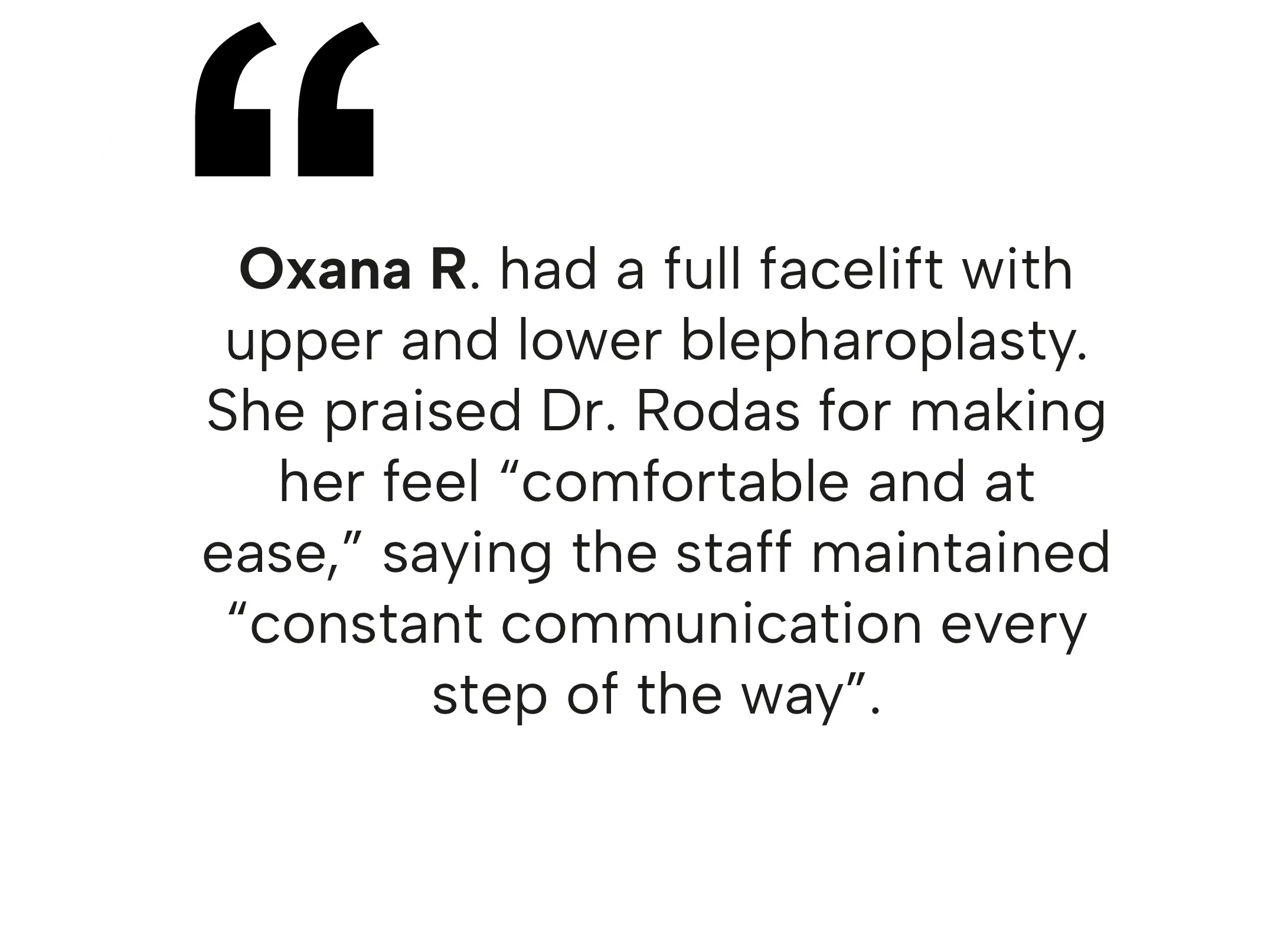 Oxana R. review about her full facelift and blepharoplasty in Tijuana.