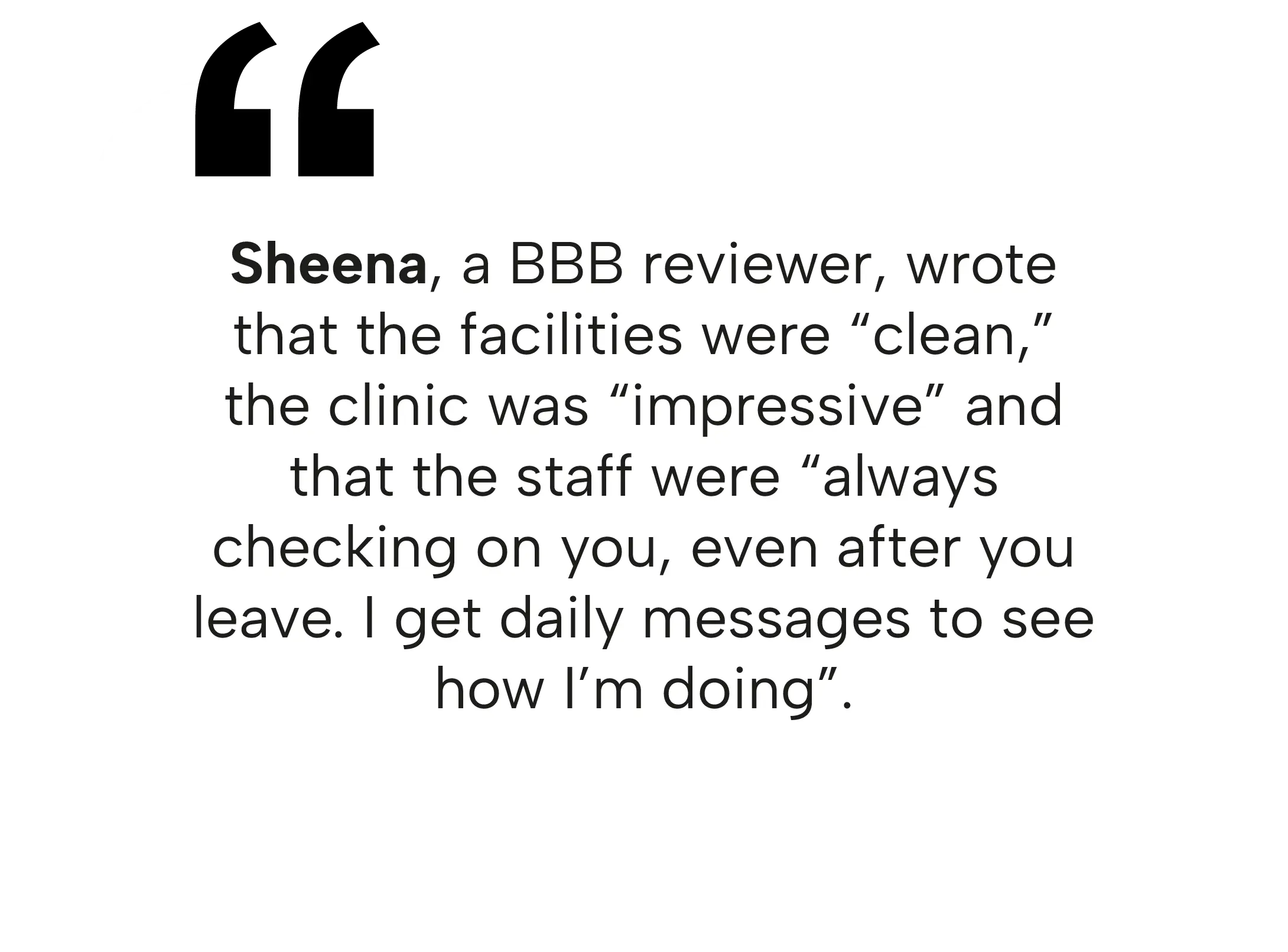 Sheena's review of the clean facilities and impressive staff at our Tijuana clinic.