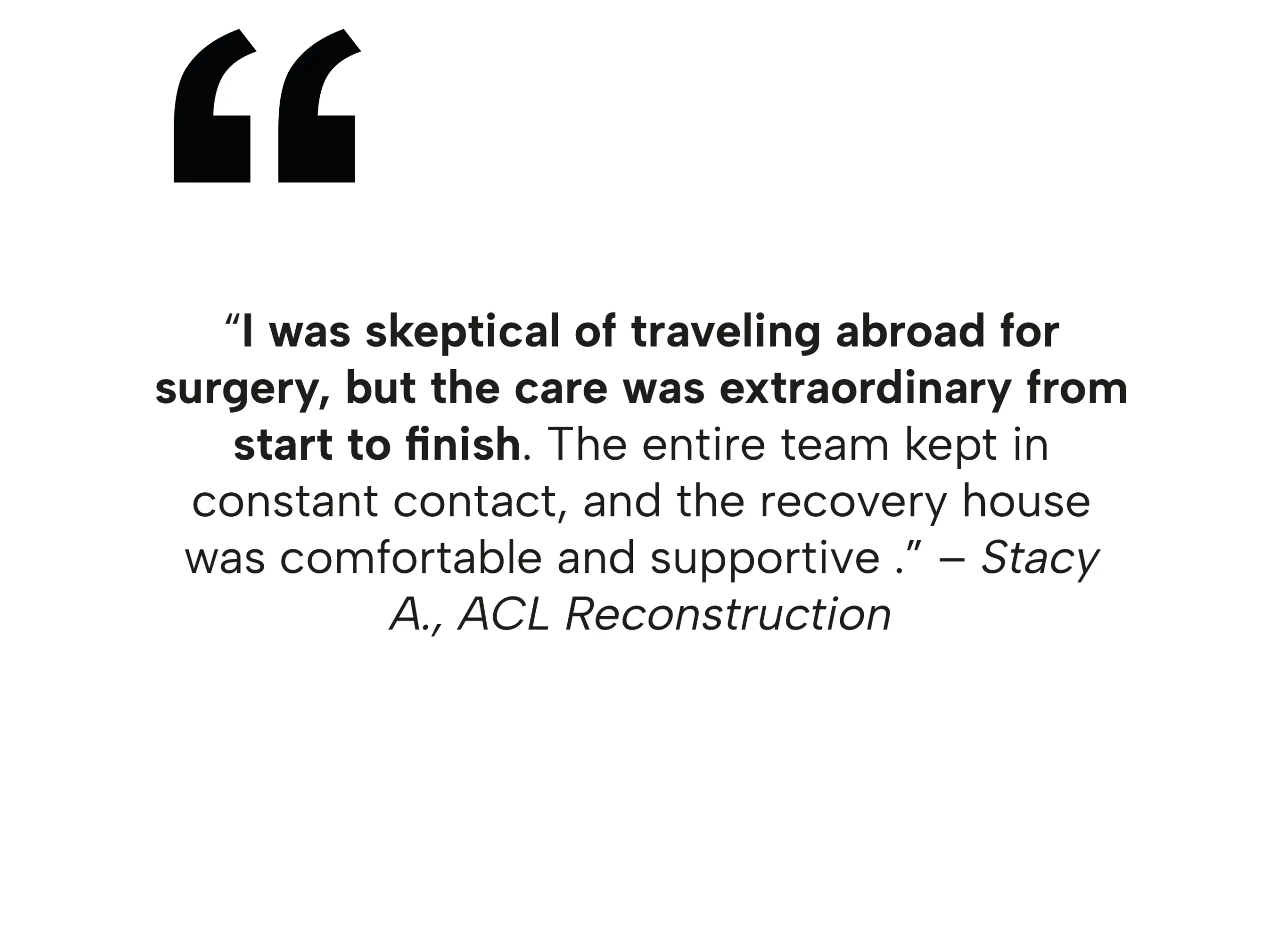 Patient testimonial about successful ACL Reconstruction in Tijuana and the supportive recovery experience.