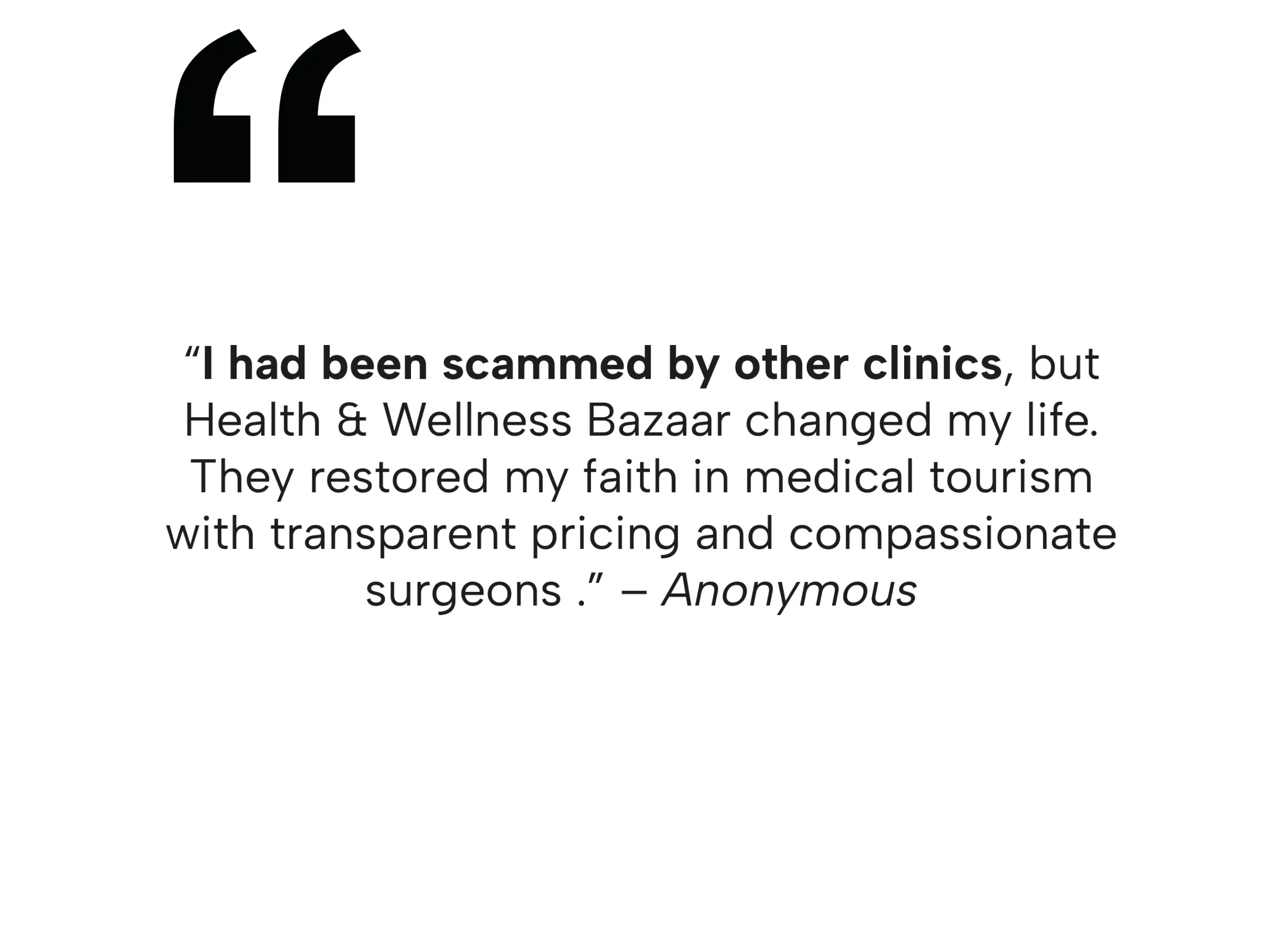 Testimonial regarding transparent pricing and the highest rated ACL reconstruction surgeon in Mexico.