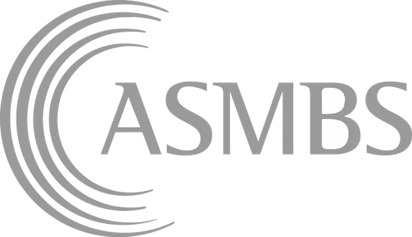 Mommy makeover Landing 4 Gray logo of the American Society for Metabolic and Bariatric Surgery (ASMBS) featuring concentric arcs next to the acronym.