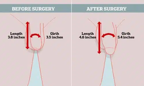 Penis enlargement surgery in Mexico - expected results