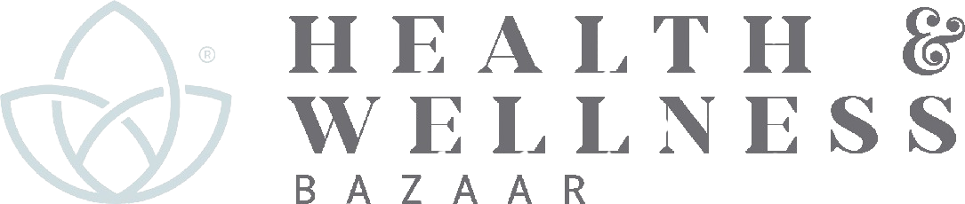Health & Wellness Bazaar logo with a transparent background for branding and website use.