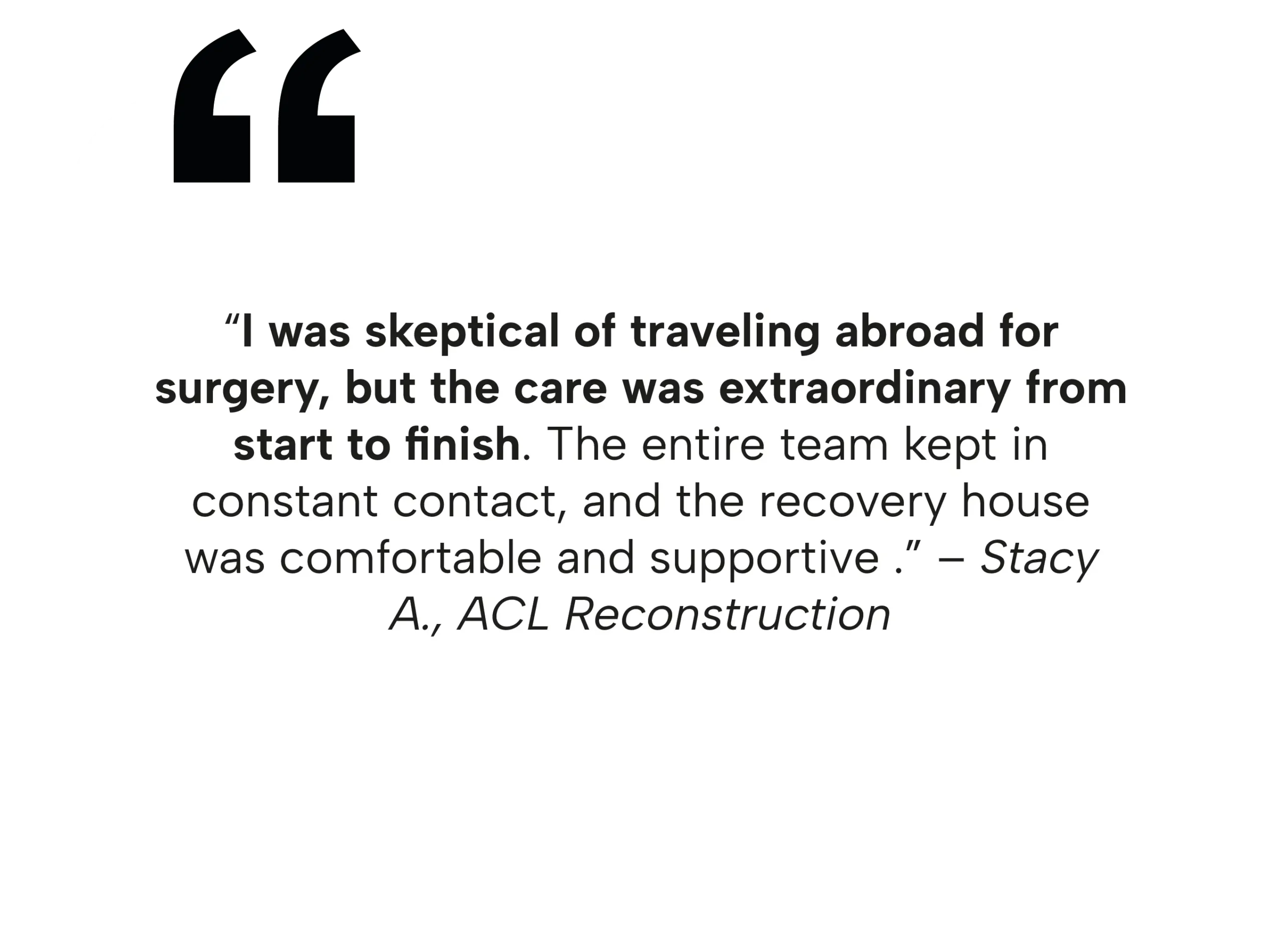 ACL Reconstruction in Tijuana, Mexico 15 Patient testimonial about successful ACL Reconstruction in Tijuana and the supportive recovery experience.