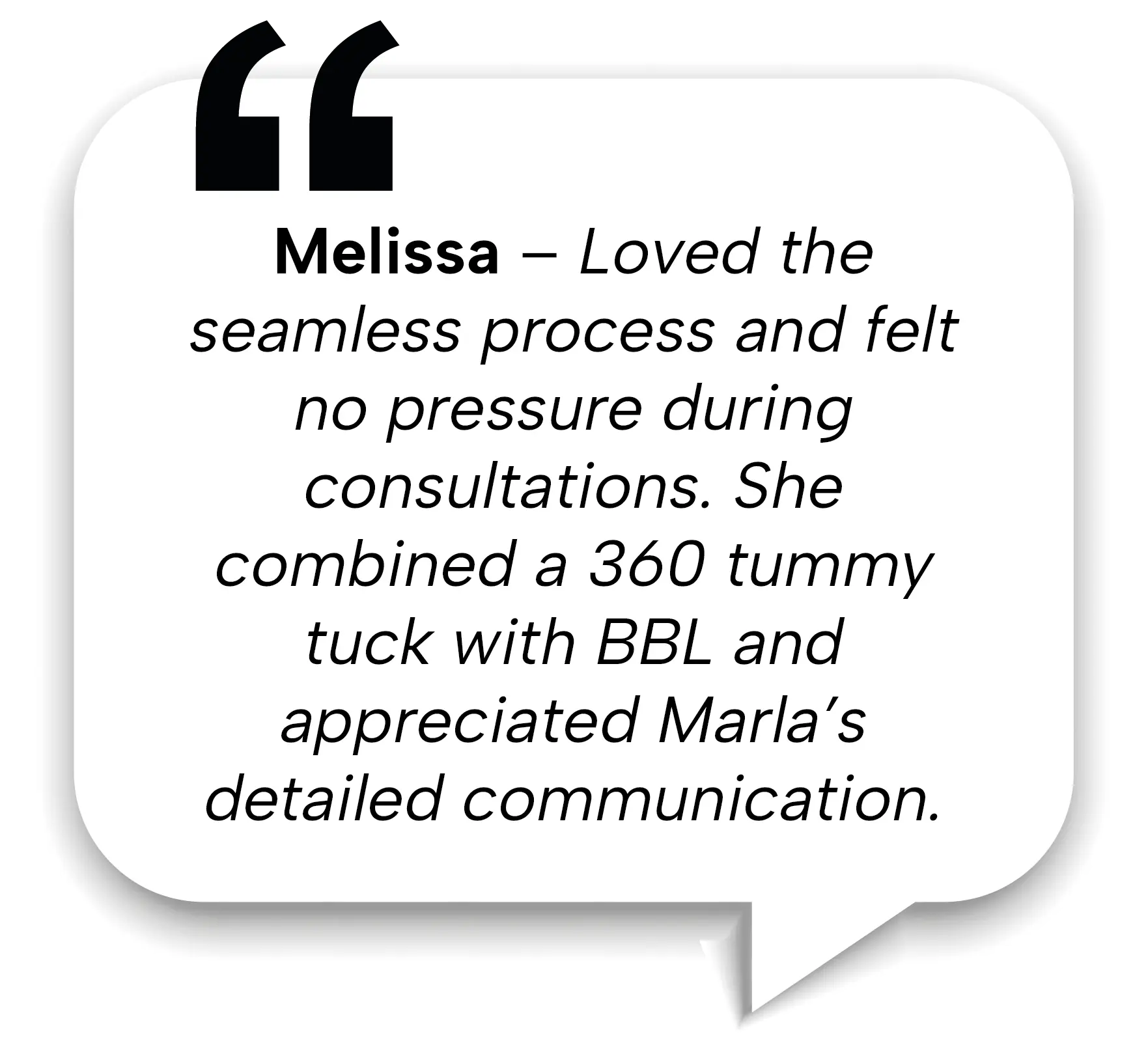 Melissa's review on the seamless process and types of abdominoplasty performed in Mexico.