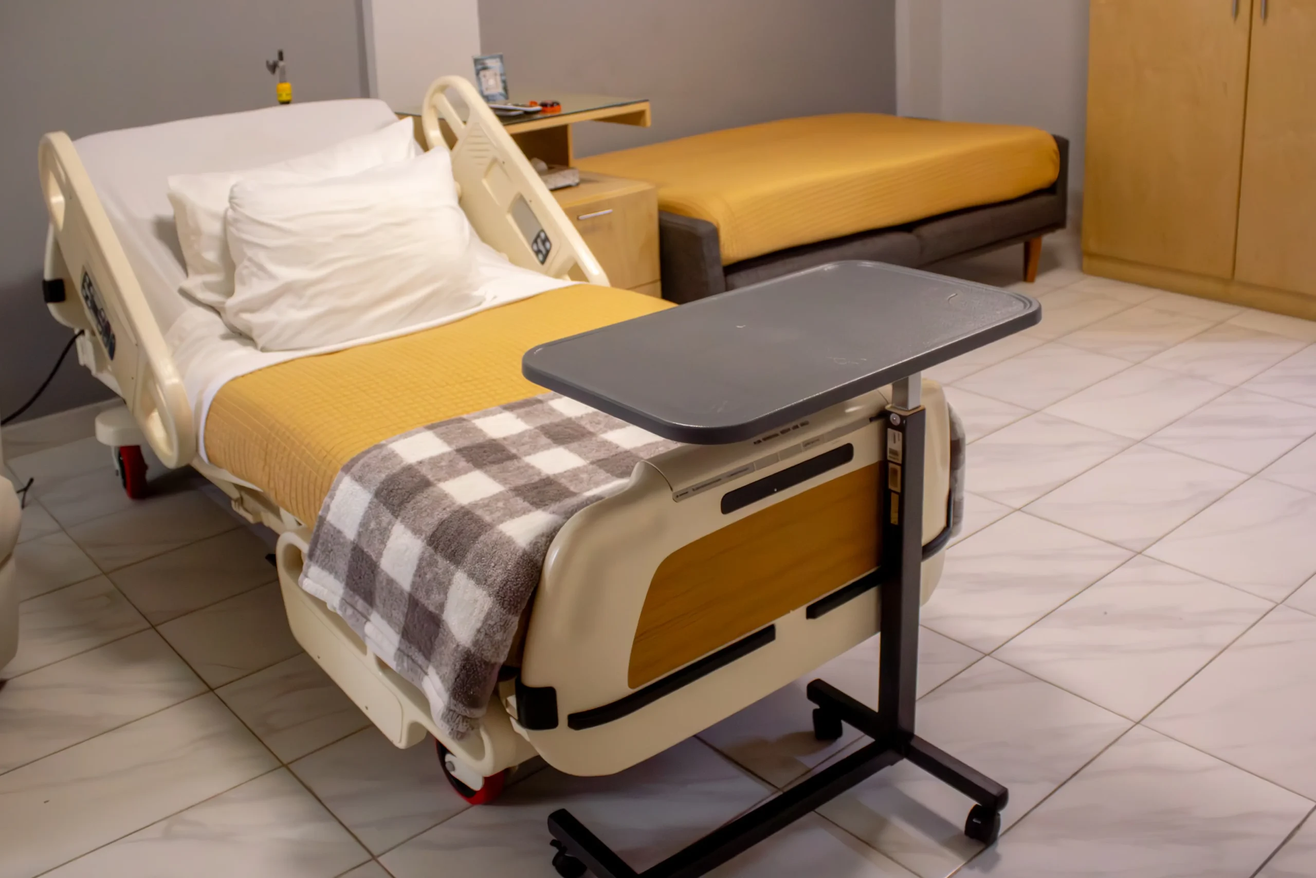 Tummy Tuck in Tijuana, Mexico 12 Modern and private hospital recovery room in Mexico, designed for the patient journey for surgery abroad.