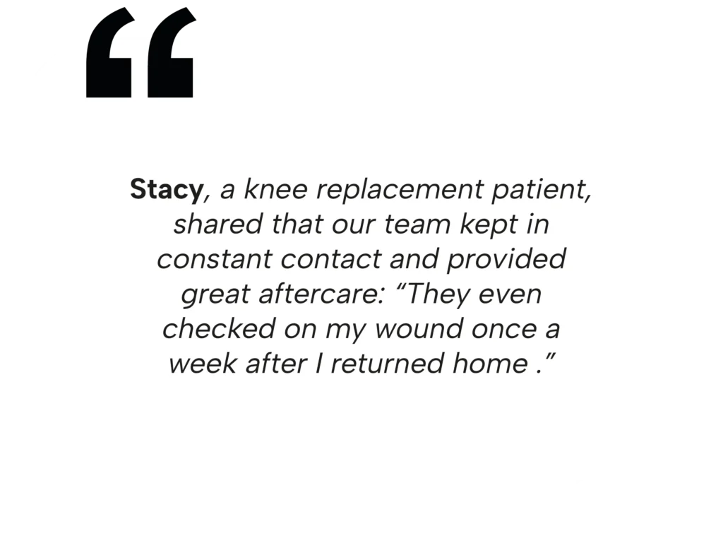 Spinal Disc Regeneration in Tijuana, Mexico 15 A testimonial from Stacy, a patient in Mexico, praising the constant contact and excellent medical aftercare provided by our team.