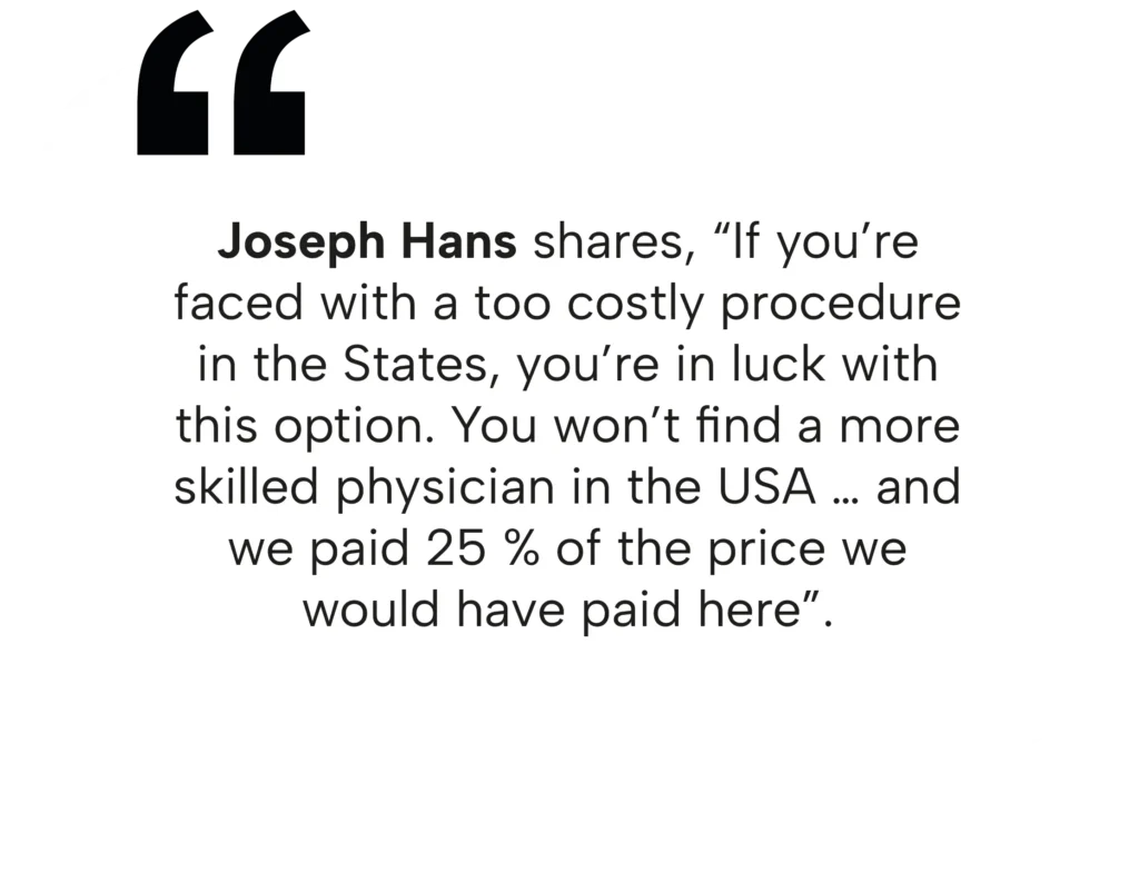 Review of knee arthroscopy cost in Mexico saving 75% compared to USA prices.
