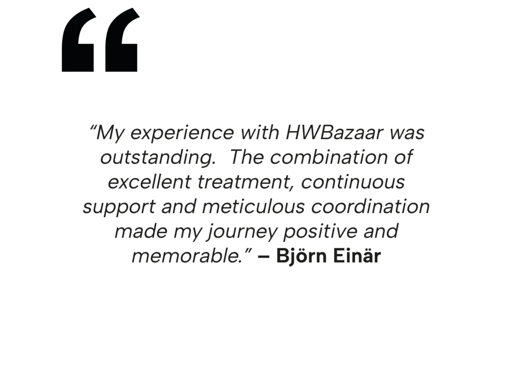 Björn Einär's review of back surgery in Tijuana: "Excellent treatment, continuous support, and meticulous coordination.